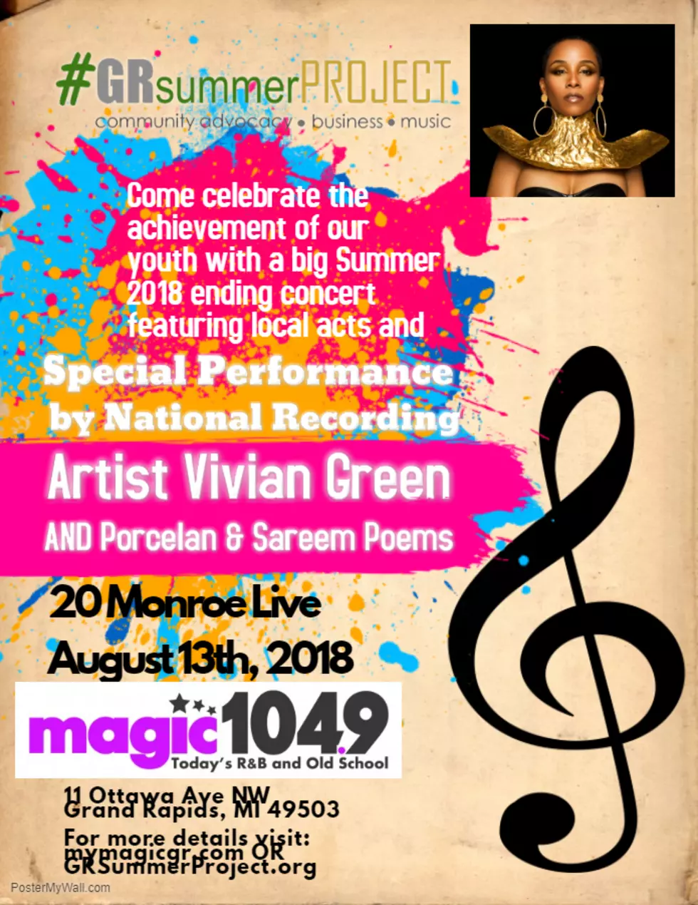 #GRSummerProject Concert Featuring Vivian Green