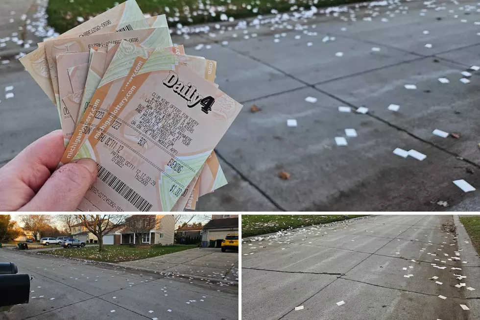 Lucky Litter? Michigan Man Finds Lottery Tickets Strewn About Neighborhood